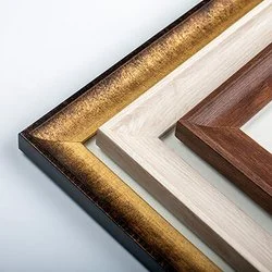 Natural Wood Frame with Photo